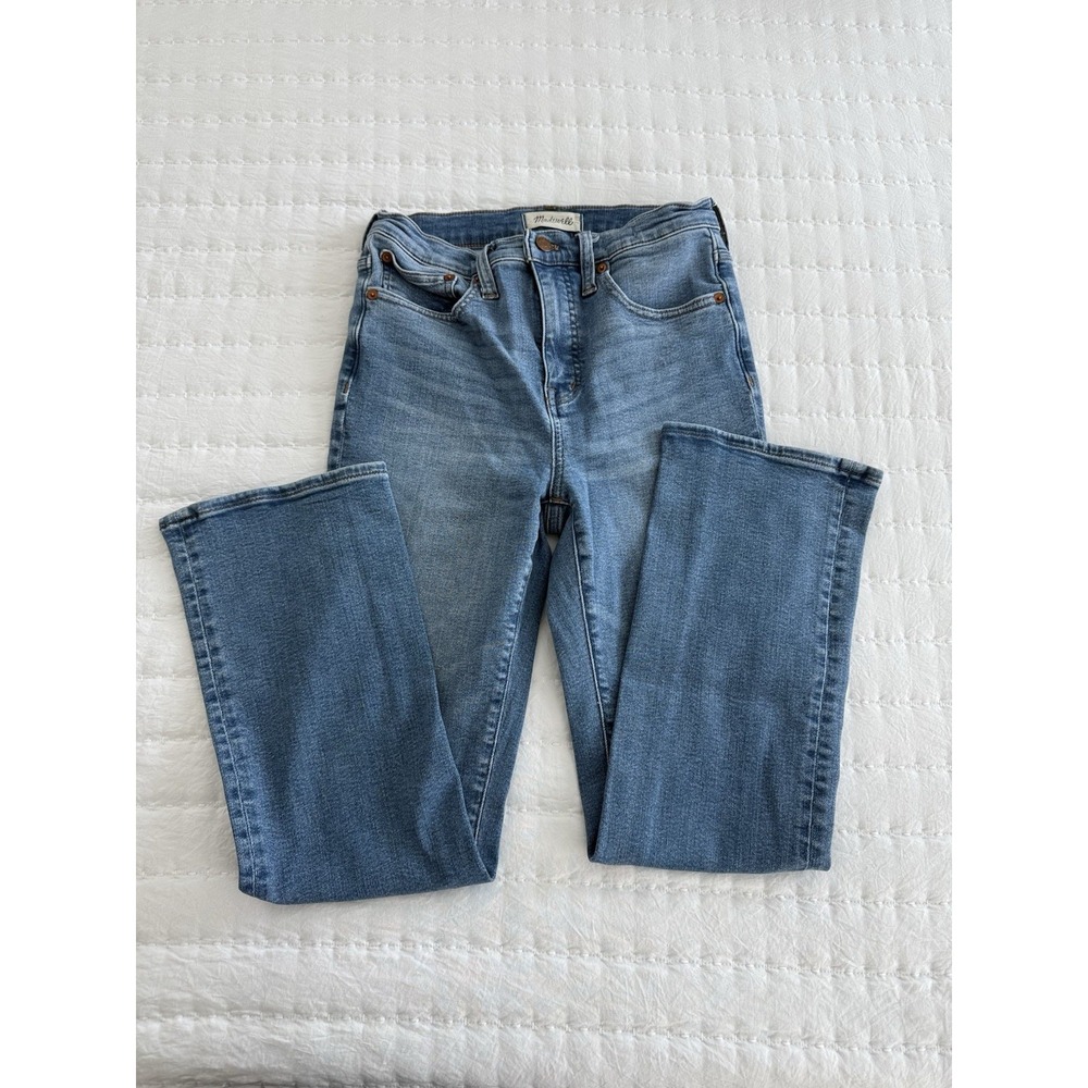 Madewell Cali Demi Boot Denim Jeans Medium Wash Blue Size 26